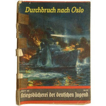 Kriegsbücherei der deutschen Jugend, Heft 42, Durchbruch nach Oslo.. Espenlaub militaria