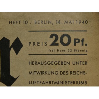 Der Adler, Nr. 10, 14 Мая 1940, Генерал-полковник Мильх на севере. Espenlaub militaria