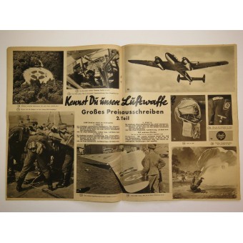 Der Adler, nr 21, 15. Oktober 1940, Major Mölders berättar sitt liv. Espenlaub militaria