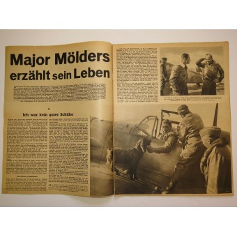 Der Adler, Nr. 21, 15 Октября 1940,  Майор Мёльдерс обманул свою жизнь. Espenlaub militaria