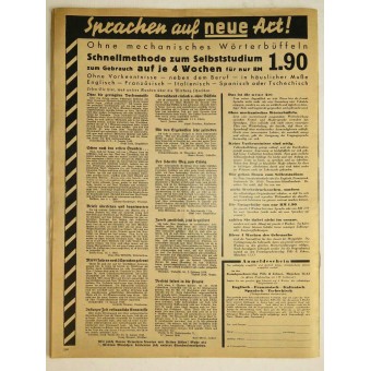 Der Adler, Nr. 9, 30. April 1940 Vorstoß in England Flanke. Espenlaub militaria