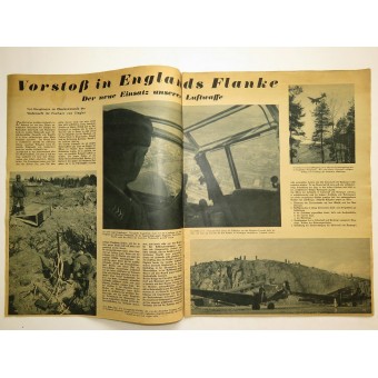 Der Adler, Nr. 9, 30 de abril 1940 en Vorstoß de Inglaterra Flanke. Espenlaub militaria