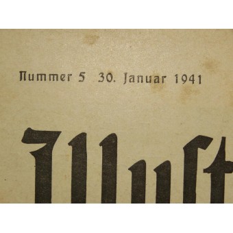 Der Führer, Illustrierte Zeitung, utgiven till Hitlers födelsedag nr 5, 30. Januari 1941. Espenlaub militaria