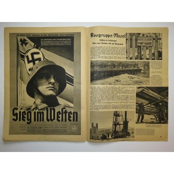 Die Wehrmacht, Nr.4, 12. February 1941, Waffenbrüder. Deutscher Fliegeroffizier im Gesprach. Espenlaub militaria