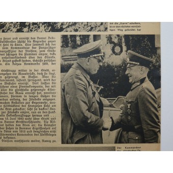 Die Wehrmacht, nr 4, 12. Februari 1941, Waffenbrüder. Deutscher Fliegeroffizier im Gesprach. Espenlaub militaria