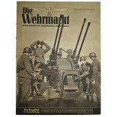 "Die Wehrmacht", Nr.7, 25. March 1942, Vierlingsflak in Feuerstellung