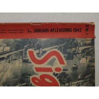 Flamländska numret av Signal, nr 1, 1.01.1943. Espenlaub militaria