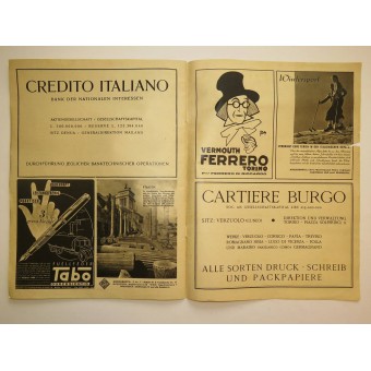 Немецкое издание итальянского журнала TEMPO, Nr.31, 27. Ноября 1941. Espenlaub militaria