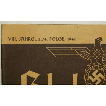 Magazine Der Schulungsbrief, VIII. Jahrgang, 3./4 Folge, 1941, 38 pages. Espenlaub militaria