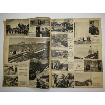 Revista Die Wehrmacht No. 7 de 26 de marzo de 1941. CAT Corpo Aero Tedesco. Espenlaub militaria