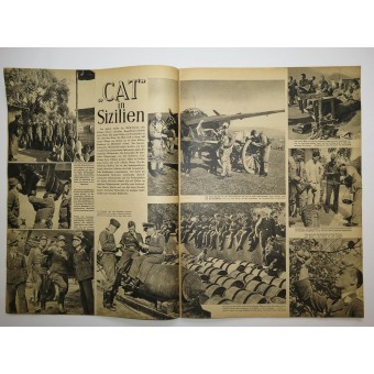 Magazine Die Wehrmacht n ° 7 pour le 26 Mars, 1941. CAT Corpo Aero Tedesco. Espenlaub militaria