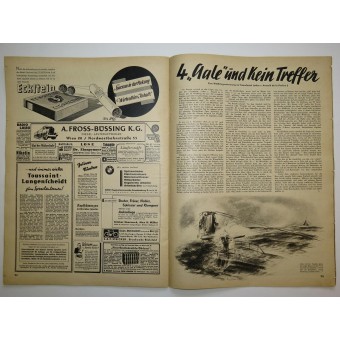 Revista Die Wehrmacht No. 7 de 26 de marzo de 1941. CAT Corpo Aero Tedesco. Espenlaub militaria