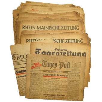 Emissione NSDAP giornali impostati, 52 pz.. Espenlaub militaria