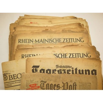 NSDAP-nummer Kranten Set, 52 stks.. Espenlaub militaria