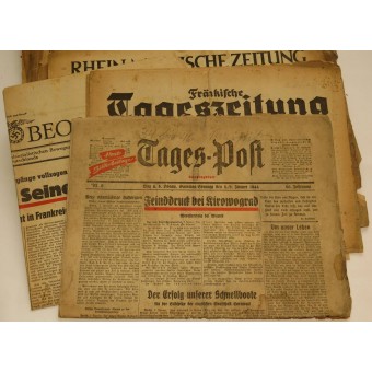 NSDAP-nummer Kranten Set, 52 stks.. Espenlaub militaria