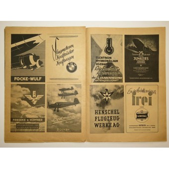 Le magazine NSFK Deutsche Luftwacht, Luftwaffe im Norden Hohen Nr.5 / 6, 1944. Espenlaub militaria