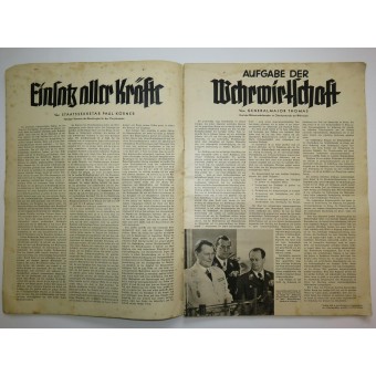 Förkrigsutgåva av tidningen Die Wehrmacht, nr 10, 10. maj 1939. Espenlaub militaria