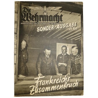 Die Wehrmacht -lehden erityisnumero, Frankreichs Zusammenbruch-Francen romahdus. Espenlaub militaria