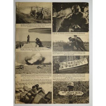Special issue of magazine Die Wehrmacht, Frankreichs Zusammenbruch-Frances collapse. Espenlaub militaria