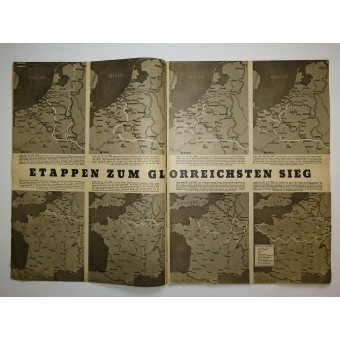 Specialnummer av tidningen Die Wehrmacht, Frankreichs Zusammenbruch - Frankrikes sammanbrott. Espenlaub militaria