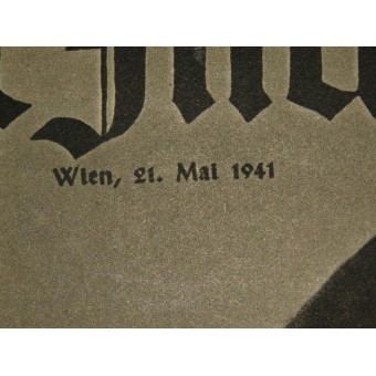 Wiener Illustrierte, nr 21, 21. Maj 1941, 24 sidor. En ring till och en Tommy mindre. Espenlaub militaria