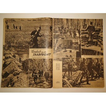 Wiener Illustrierte, nr 24, 12. Juni 1940, 24 sidor Kampen fortsätter utan uppehåll. Espenlaub militaria
