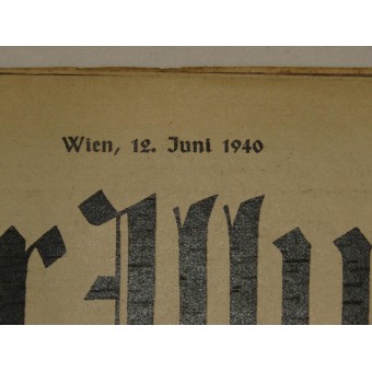 Wiener kuvitus, nr. 24, 12. kesäkuuta 1940, 24 sivua taistelu jatkuu ilman hengähdystaukoa. Espenlaub militaria
