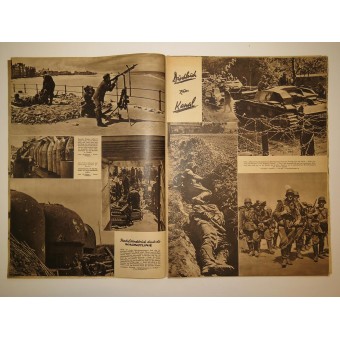 Wiener Illustrierte, Nr. 24, 12. Juin 1940, 24 pages Le combat se poursuit sans répit. Espenlaub militaria