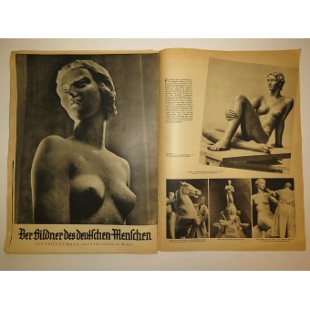 Wiener Illustrierte, Nr. 25, 18. Juni 1941, 24 Seiten. Afrika Deutsche Flak hält Ausschau nach dem Überfall. Espenlaub militaria