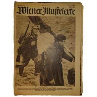 Wiener Illustrierte, Nr. 27, 3. luglio 1940, 24 pagine. La lotta in Occidente è finita. Espenlaub militaria