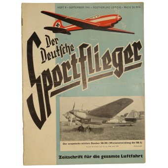 Der Deutsche Sportflieger, Nr.9, Сентябрь 1941, Советский средний бомбардировщик СБ-РК. Espenlaub militaria