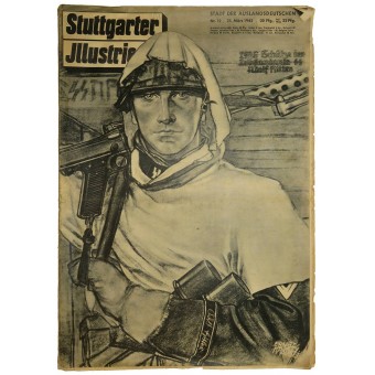 Leichte Maschinenwehehr Schütze der Leibstandarte SS Adolf Hitler Stuttgarter Illustierte. Espenlaub militaria