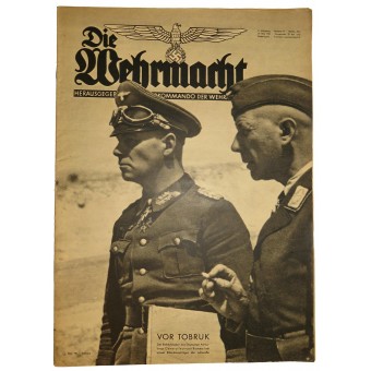 Die Wehrmacht, Nr.11, 21. May 1941, Vor Tobruk. Espenlaub militaria