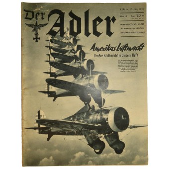 Der Adler, nr 10, 27. Juni 1939, Amerikas Luftmacht. Espenlaub militaria
