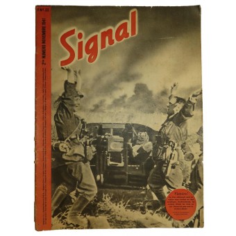 Signal, nr 22, november 1941, tysk tidskrift på franska.. Espenlaub militaria