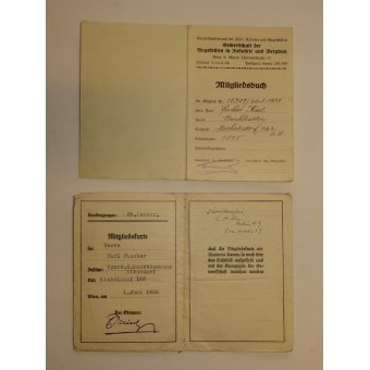6 documenti 3rd Reich tedesco. Espenlaub militaria