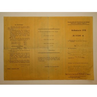 6 3rd Reich German documents. Espenlaub militaria