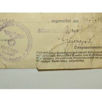 6 3rd Reich German documents. Espenlaub militaria