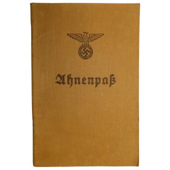 Ahnenpaß- el libro ascendencia de sangre aria pura. Zentralverlag der NSDAP. Espenlaub militaria