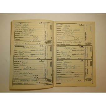 Ancestors Passport of aryan roots, Ahnenpass.. Espenlaub militaria