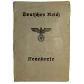 Kolmannen valtakunnan passi Saksan sisällä käytettäväksi - Deutsche Reich Kennkarte - Deutsche Reich Kennkarte