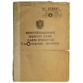 Oostenrijks paspoort uit de periode van de geallieerde bezetting