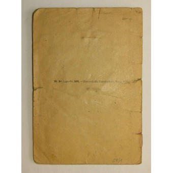 Tarjeta de identidad Nr. 6/49299/46, Rudolf Happel- Austria. Espenlaub militaria