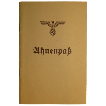 Germaanse bloedwortels paspoort. Ahnenpaß. Espenlaub militaria