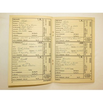 Germanic blood roots passport. Ahnenpaß. Espenlaub militaria