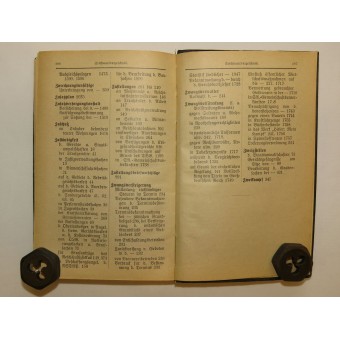 Calendar for Reichs justice officials. Espenlaub militaria