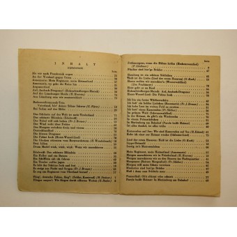 Das neue Soldaten Liederbuch, primer volumen. Espenlaub militaria