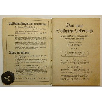 Das neue Soldaten Liederbuch, green color edition.. Espenlaub militaria