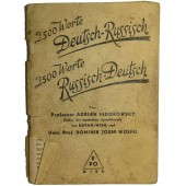 Libro de frases alemán-ruso de la época de la ocupación soviética de Austria en 1945