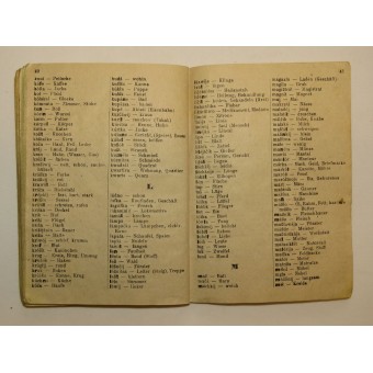 Duits - Russisch fraseBook uit de periode van Sovjetbezetting van Oostenrijk in 1945. Espenlaub militaria